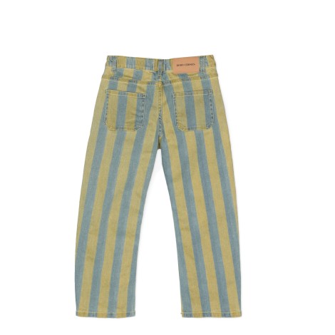 bobo choses vertical stripes denim pants