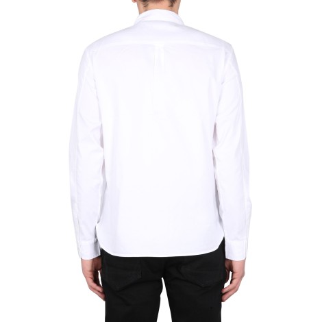 allsaints shirt with logo embroidery