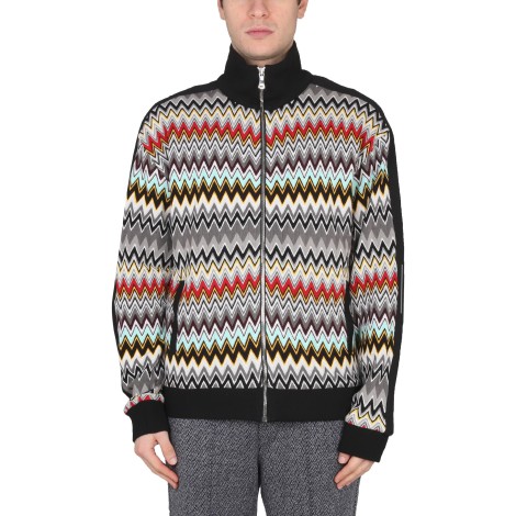 missoni zip sweatshirt.