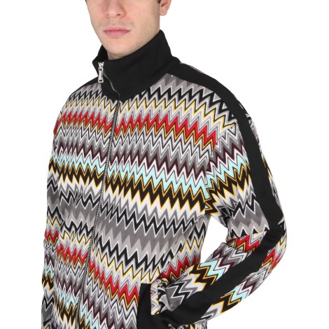 missoni zip sweatshirt.