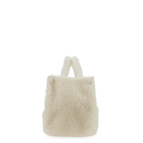 sunnei teddy fleece bag