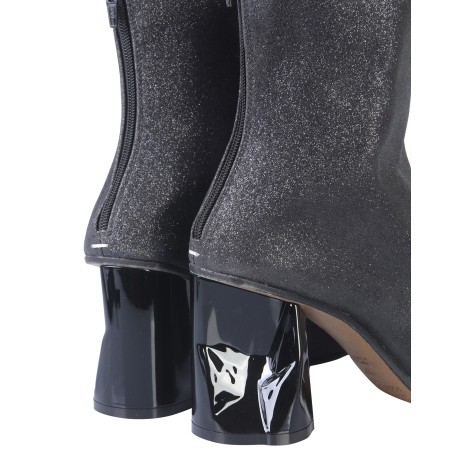 maison margiela boot with crushed heel