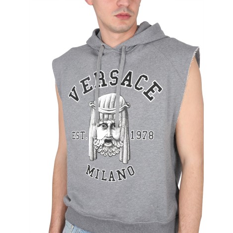 versace sweatshirt with print the mask