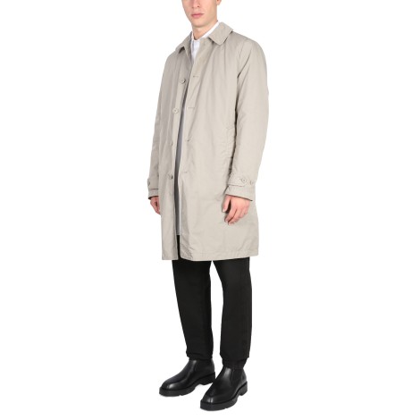 aspesi trench coat with buttons