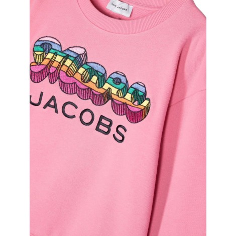 marc jacobs multicolor logo crewneck sweatshirt