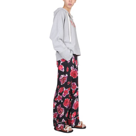 marni pijama pants with floral pattern