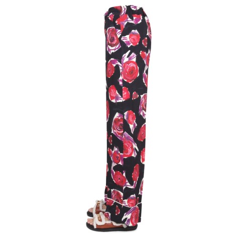 marni pijama pants with floral pattern