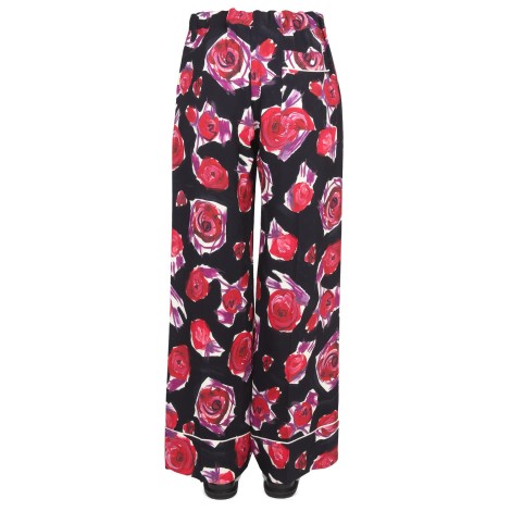 marni pijama pants with floral pattern