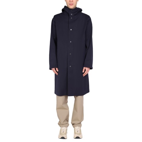 monobi hooded trench coat