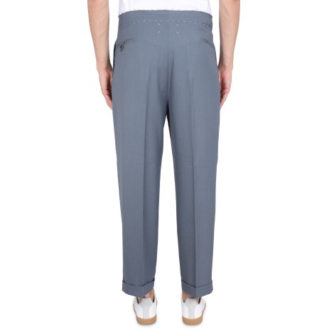 maison margiela wool blend pants