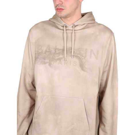 balmain sweatshirt with logo