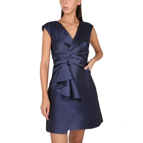 alberta ferretti silk blend dress