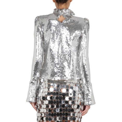 paco rabanne sequined top