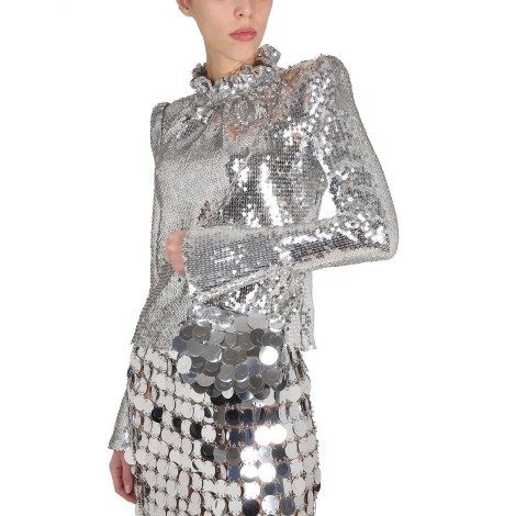 paco rabanne sequined top