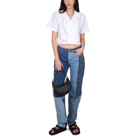 marine serre jeans in denim