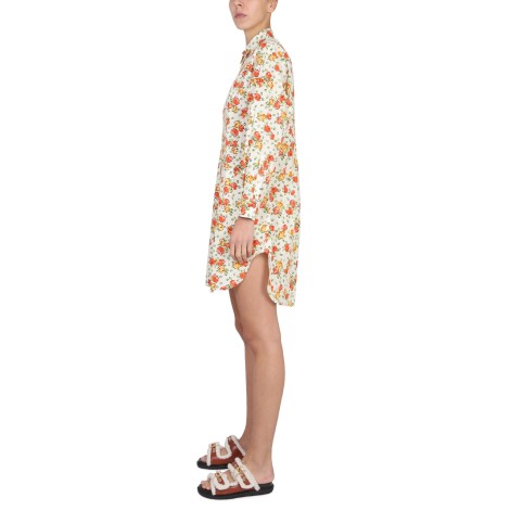 marni shirt dress with floral pattern