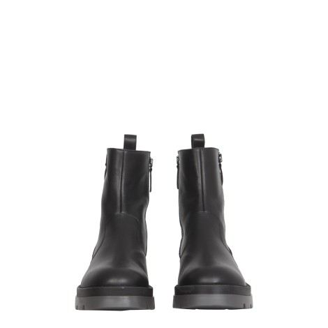 giuseppe zanotti leather biker boots