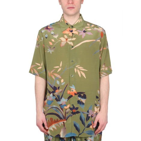 etro flower print shirt