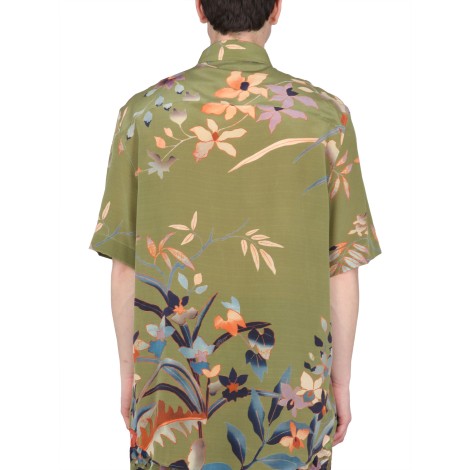 etro flower print shirt