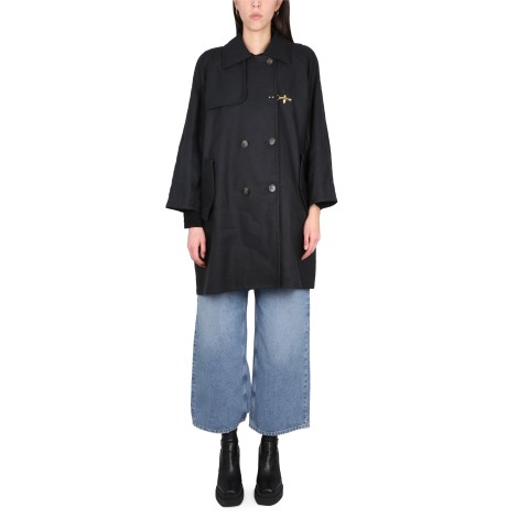 fay double-breasted trench coat