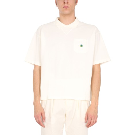 ymc cotton piqué polo shirt