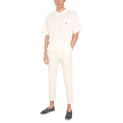 ymc cotton piqué polo shirt