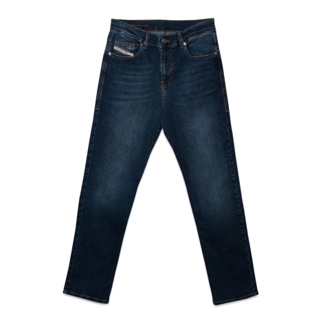 diesel kids washed stretch denim jeans