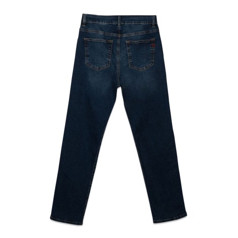 diesel kids washed stretch denim jeans