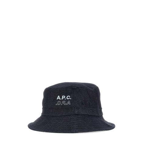 a.p.c. bucket hat with logo