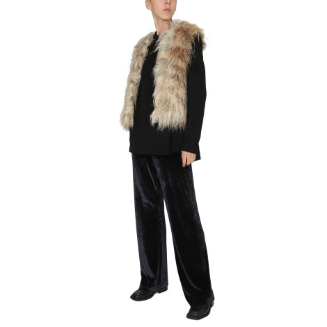 becagli since 1994 mohair fur vest