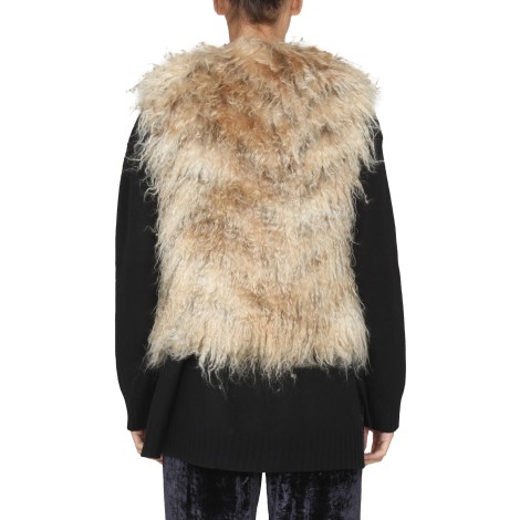 becagli since 1994 mohair fur vest