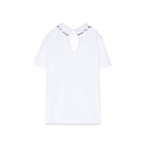 simonetta mc collar t-shirt