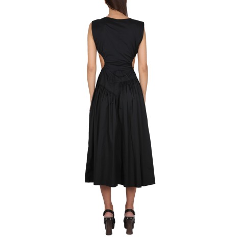 philosophy di lorenzo serafini midi dress with cut out details