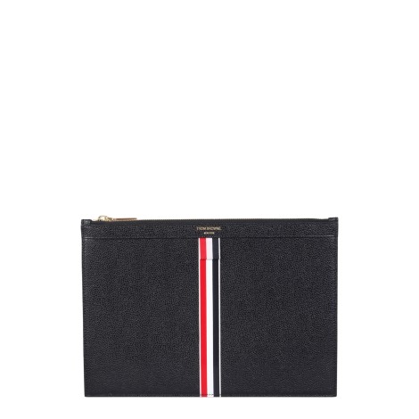 thom browne leather clutch