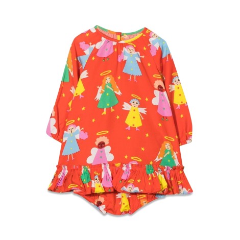 stella mccartney m/l dress with little angels coulottes