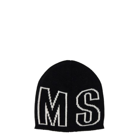 msgm beanie hat with logo