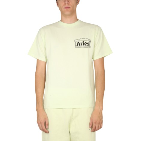 aries logo print t-shirt