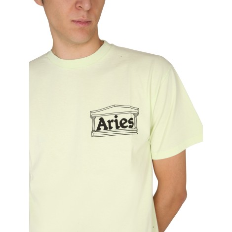 aries logo print t-shirt