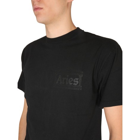 aries logo print t-shirt