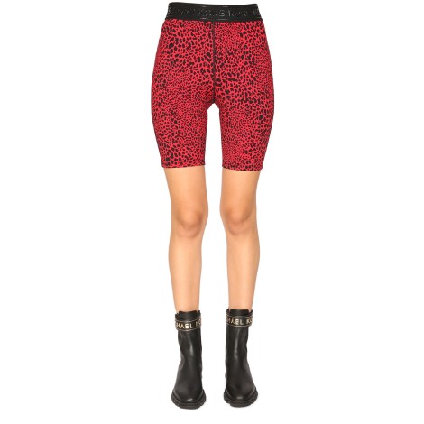 michael by michael kors cyclist bermuda shorts with elastic band