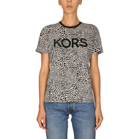 michael by michael kors t-shirt with logo