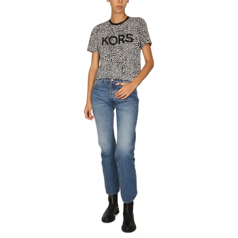 michael by michael kors t-shirt with logo