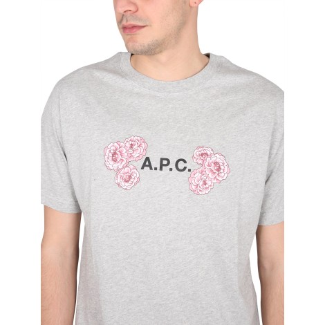 a.p.c. crewneck t-shirt