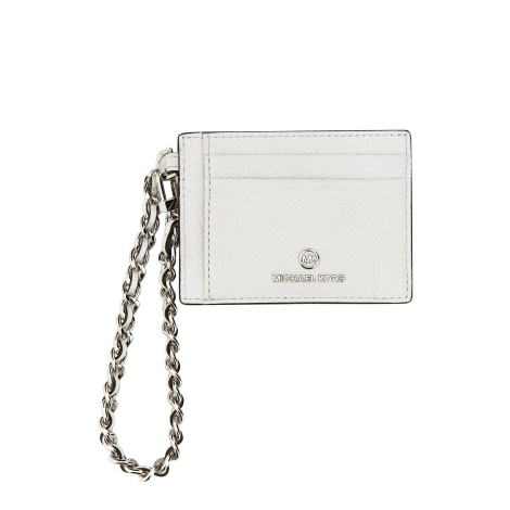 michael by michael kors small credit card holder with logo