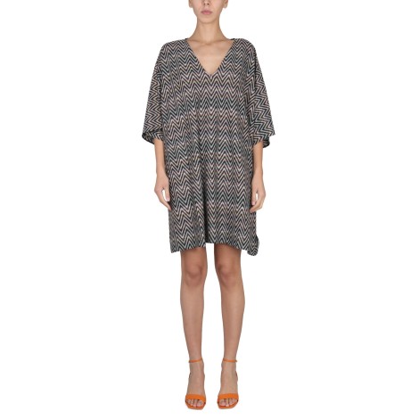 missoni v-neck dress