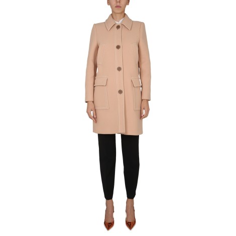 boutique moschino virgin wool coat