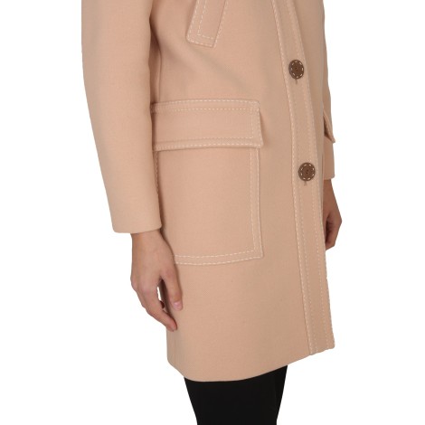 boutique moschino virgin wool coat