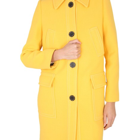 boutique moschino virgin wool coat