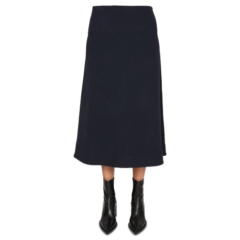 jil sander wool skirt