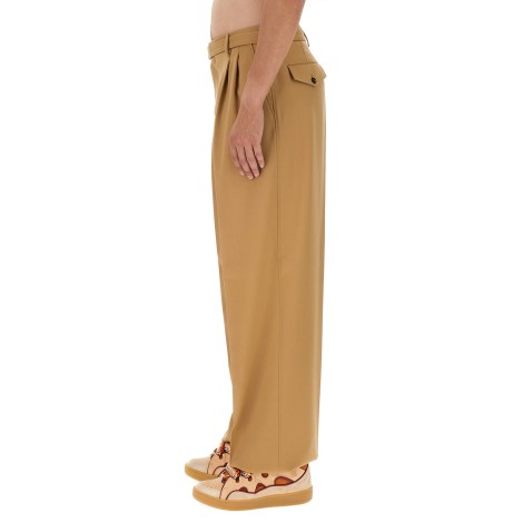 lanvin wide leg pants